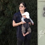 Selma Blair and boyfriend Jason Bleick out for a walk with their son Arthur on New Year's Eve in West Hollywood, CA.
