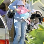 Actress Kristin Davis enjoyed lunch at a local eatery in Brentwood, California on February 16, 2012 with her adopted daughter Gemma Rose Davis and a few friends. Actress Kristin Davis enjoyed lunch at a local eatery in Brentwood, California on February 16, 2012 with her adopted daughter Gemma Rose Davis and a few friends.