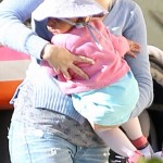Actress Kristin Davis enjoyed lunch at a local eatery in Brentwood, California on February 16, 2012 with her adopted daughter Gemma Rose Davis and a few friends. Actress Kristin Davis enjoyed lunch at a local eatery in Brentwood, California on February 16, 2012 with her adopted daughter Gemma Rose Davis and a few friends.