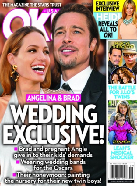 Angelina Jolie & Brad Pitt Having Twin Boys & Getting Married (Photo)