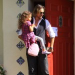 Gabriel Aubry picked up his daughter Nahla in Los Angeles, California on January 31, 2012. Gabriel Aubry picked up his daughter Nahla in Los Angeles, California on January 31, 2012.