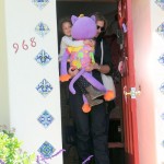 Model Gabriel Aubry picks up his daughter Nahla from school on February 8, 2012 in Los Angeles, CA. Nahla was barely visible behind the giant, purple stuffed animal she was carrying! Model Gabriel Aubry picks up his daughter Nahla from school on February 8, 2012 in Los Angeles, CA. Nahla was barely visible behind the giant, purple stuffed animal she was carrying!