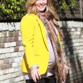 Hilary Duff glowing as she headed out in Los Angeles, California on February 9, 2012