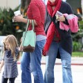Jennifer Garner and Seraphina grabbing breakfast in Brentwood (February 6)