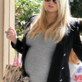 Jessica Simpson and fiance Eric Jonhson leaving the Four Season hotel in Beverly Hills CA (February 11)