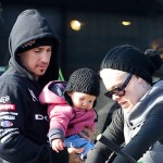 Pink, Carey Hart and Willow Go Biking in Venice Beach