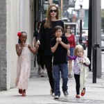 Angelina Jolie With The Children Angelina Jolie With The Children