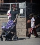 David Beckham Daddy Duty