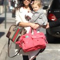 Bethenny Frankel was all smiles, despite her unhappy marriage that her reality television show has shown, as she took her daughter Bryn Hoppy to grab a bite to eat in SoHo, New York on March 7th, 2012