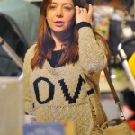 Expecting actress Alyson Hannigan and her daughter Satyana Denisof out shopping for baby stuff in Santa Monica, CA on February 28, 2012 Expecting actress Alyson Hannigan and her daughter Satyana Denisof out shopping for baby stuff in Santa Monica, CA on February 28, 2012