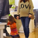 Expecting actress Alyson Hannigan and her daughter Satyana Denisof out shopping for baby stuff in Santa Monica, CA on February 28, 2012 Expecting actress Alyson Hannigan and her daughter Satyana Denisof out shopping for baby stuff in Santa Monica, CA on February 28, 2012