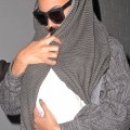 Beyonce Knowles with baby Blue Ivy on the Upper East Side of New York City (March 28)