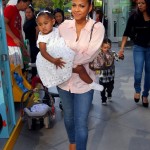 Christina Milian celebrates her daughter Violet's second birthday with friends and family at Giggles N Hugs children's restaurant. Christina Milian celebrates her daughter Violet's second birthday with friends and family at Giggles N Hugs children's restaurant.