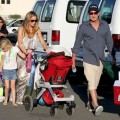 Charlie Sheen and Denise Richards at their daughter Sam's soccer game in Los Angeles (March 4).