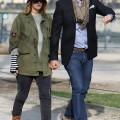 Drew Barrymore vacationing with her fiance in Paris, France March 13