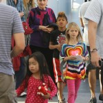Model Heidi Klum takes her kids Leni, Henry, Johan and Lou to the movies in Century City, California on March 3, 2012 Model Heidi Klum takes her kids Leni, Henry, Johan and Lou to the movies in Century City, California on March 3, 2012