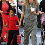 Model Heidi Klum takes her kids Leni, Henry, Johan and Lou to the movies in Century City, California on March 3, 2012 Model Heidi Klum takes her kids Leni, Henry, Johan and Lou to the movies in Century City, California on March 3, 2012