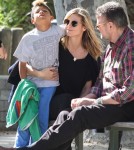 Heidi Klum spending the day at the park with her parents and kids in Santa Monica (March 27)