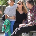 Heidi Klum spending the day at the park with her parents and kids in Santa Monica (March 27) Heidi Klum spending the day at the park with her parents and kids in Santa Monica (March 27)
