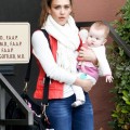 Jessica Alba took daughter Haven Warren to the doctors in Los Angeles, California on March 16, 2012 for a check up.