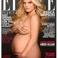 Jessica Simpson NAKED & Pregnant On The Cover of Elle Magazine (PHOTO)