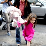 Katie Holmes & Suri Cruise Head to a candy store in New York City