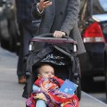 Miranda Kerr having lunch at the ABC Kitchen in NYC with Flynn (March 12)