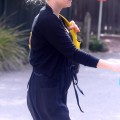 First Look At Reese Witherspoon's Bump As She Leaves a Friend's house in Brentwood, California March 28