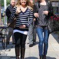 "Sonny With A Chance" actress Tiffany Thornton and celebrity designer Wendy Bellissimo out shopping for her babies room in Los Angeles, California on March 6, 2012. Tiffany is expecting her first child with husband Christopher Carney