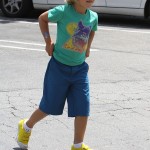 Kingston & Zuma Rossdale Running Errands With Their Nanny Kingston & Zuma Rossdale Running Errands With Their Nanny