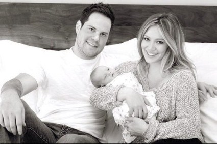 Hilary Duff's First Family Portrait With Son Luca