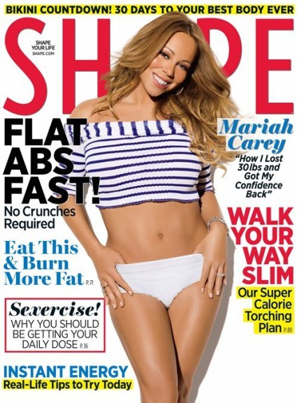 Mariah Carey Has Shape Magazine Covered And Talks Baby Weight Inside