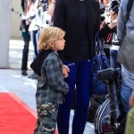 Gwen Stefani and Kingston at the Story Time Celebration Skirball Cultural Center in Los Angeles, CA on Sunday Gwen Stefani and Kingston at the Story Time Celebration Skirball Cultural Center in Los Angeles, CA on Sunday