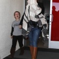 Kate Hudson returned from her Cancun, Mexico at LAX with her two boys Ryder and Bing in Los Angeles, California on April 1, 2012.