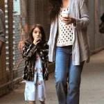 Katie Holmes and Suri in New York City (April 25).
