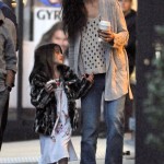 Katie Holmes and Suri in New York City (April 25).