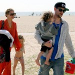 Nicole Richie and husband Joel Madden taking Harlow and Sparrow to the beach in Malibu April 9 Nicole Richie and husband Joel Madden taking Harlow and Sparrow to the beach in Malibu April 9