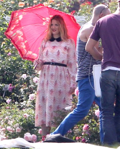  Celebrity Photo Shoots on Drew Barrymore Shows Off Baby Bump In Photo Shoot  Photos  0501