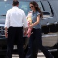 Katie Holmes and Suri Jet Off After Visiting Tom Cruise 0529