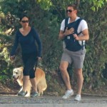 Curtis Stone and Lindsay Price go hiking with Hudson 0517