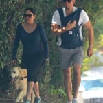 Curtis Stone and Lindsay Price go hiking with Hudson 0517