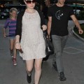 Pregnant Anna Paquin & Stephen Moyer Arrive at LAX May 28