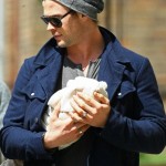 "Thor" star Chris Hemsworth and his wife Elsa Pataky take a walk through London, England on May 16, 2012 with their newborn daughter India Rose (born on May 11, 2012). They were joined by Chris and Elsa's family.