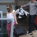 Hilary Duff & Mike Comrie Make Take Son Luca Out For the First Time In LA - May 19 Hilary Duff & Mike Comrie Make Take Son Luca Out For the First Time In LA - May 19