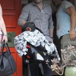 Hilary Duff & Mike Comrie Make Take Son Luca Out For the First Time In LA - May 19 Hilary Duff & Mike Comrie Make Take Son Luca Out For the First Time In LA - May 19