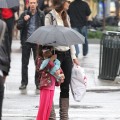 Katie Holmes and Suri Cruise in New York City On a Rainy Day - May 21