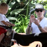 Mark Mcgrath spends the day with his twins Lydon and Hartley at the Farmer's Market in Los Angeles Mark Mcgrath spends the day with his twins Lydon and Hartley at the Farmer's Market in Los Angeles