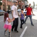 Travis Barker Takes Landon and Alabama to Doctor