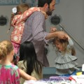Ben Affleck, Violet And Seraphina Indulge In Fashion Camp And Ice Cream 0611