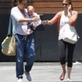 January Jones Debuts New Hair Color With Xander 0619